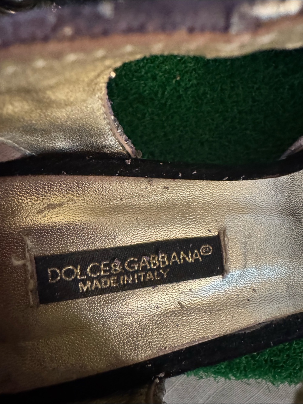 Dolce & Gabbana Black Velvet Baroque Embellished Mary Jane Heels Italy 39 RARE - Picture 14 of 16